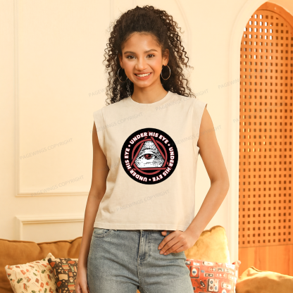 Pagewings Under His Eye Women's Washed Tank Top