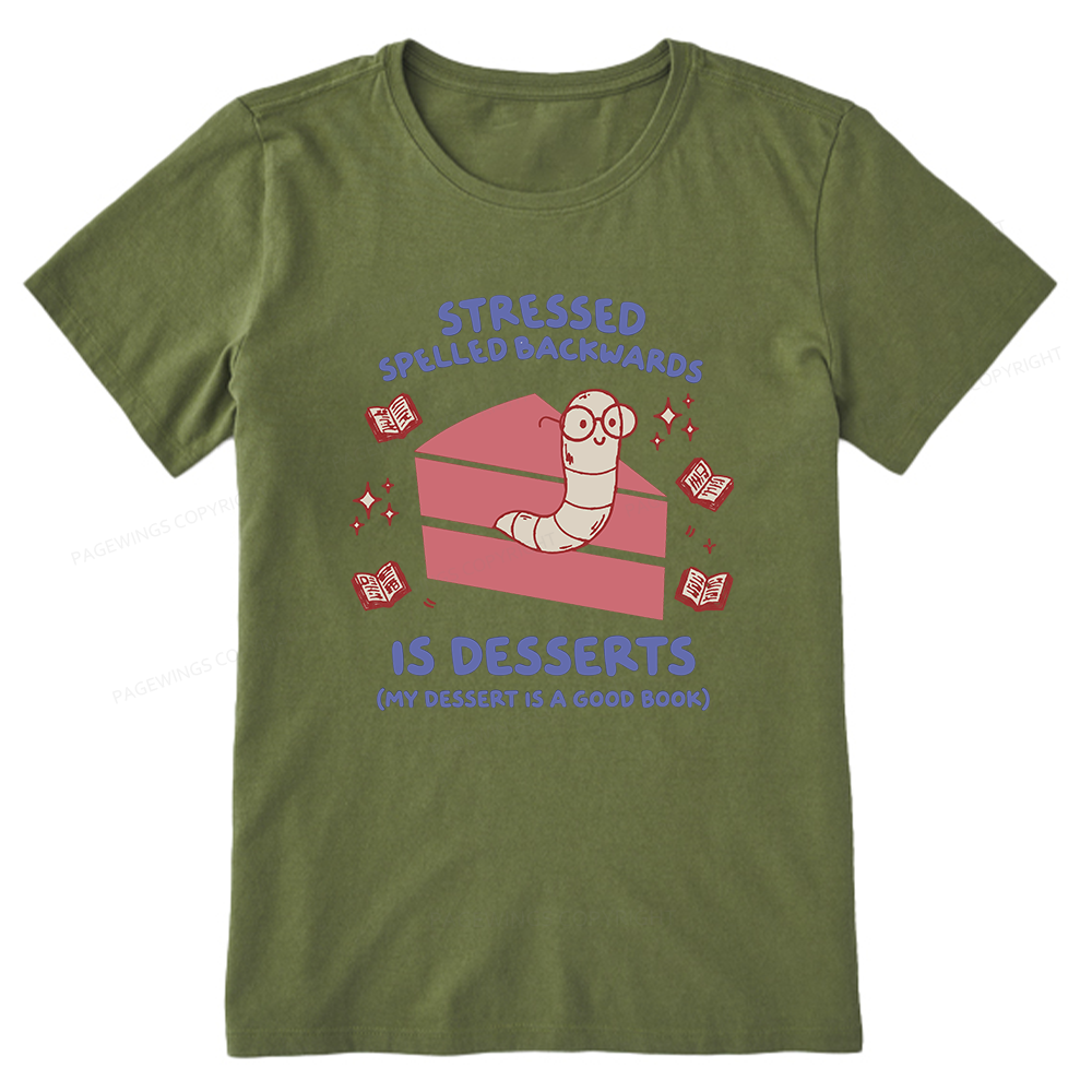 Pagewings My Dessert Is A Good Book Unisex Classic T-shirt