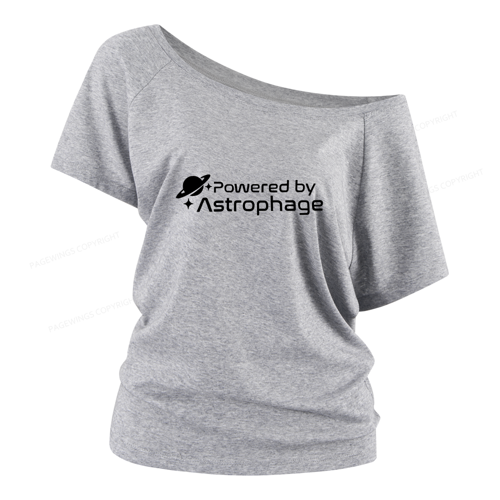 Pagewings Science Fiction Lover Women Off Shoulder T-shirts
