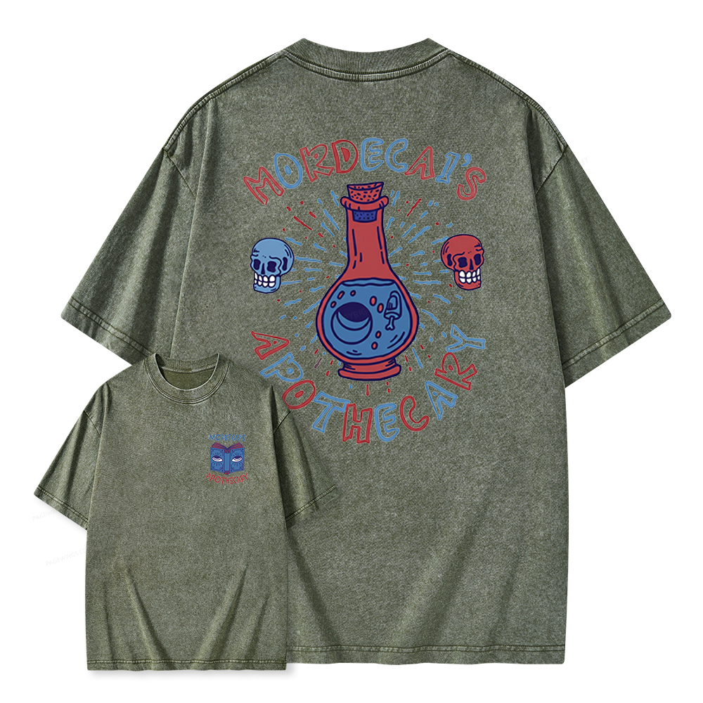 Pagewings Apothecary Unisex Washed T-shirt