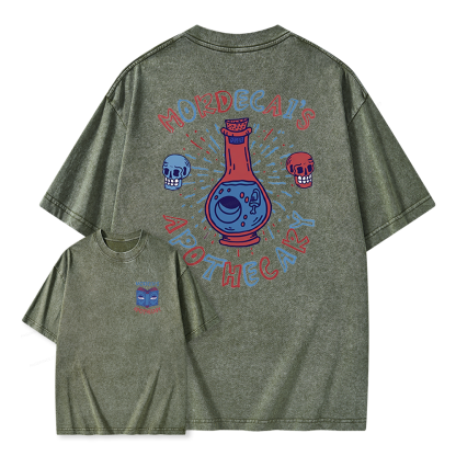 Pagewings Apothecary Unisex Washed T-shirt