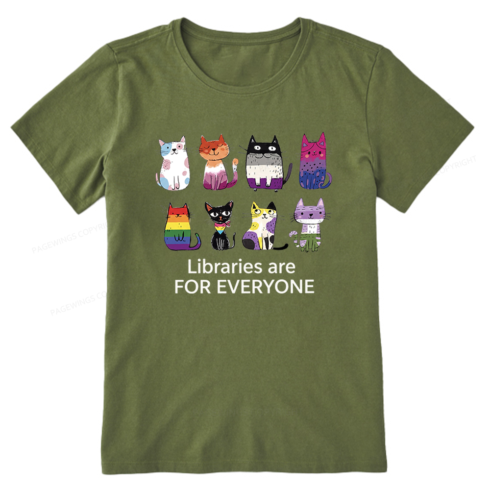 Pagewings Libraries Are For Everyone Unisex Classic T-shirt
