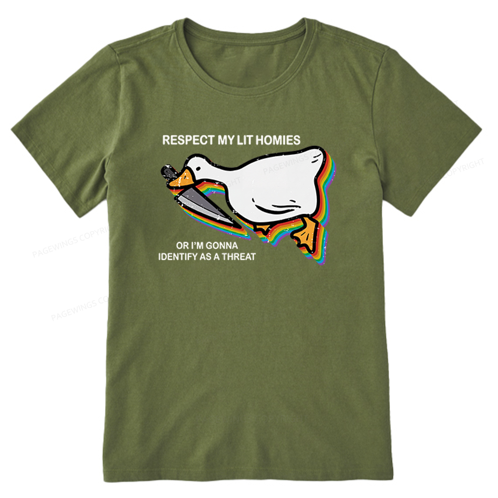 Pagewings Respect My Lit Homies Unisex Classic T-shirt