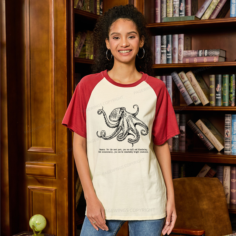 Pagewings Fantasy Book Lovers Raglan T-shirt