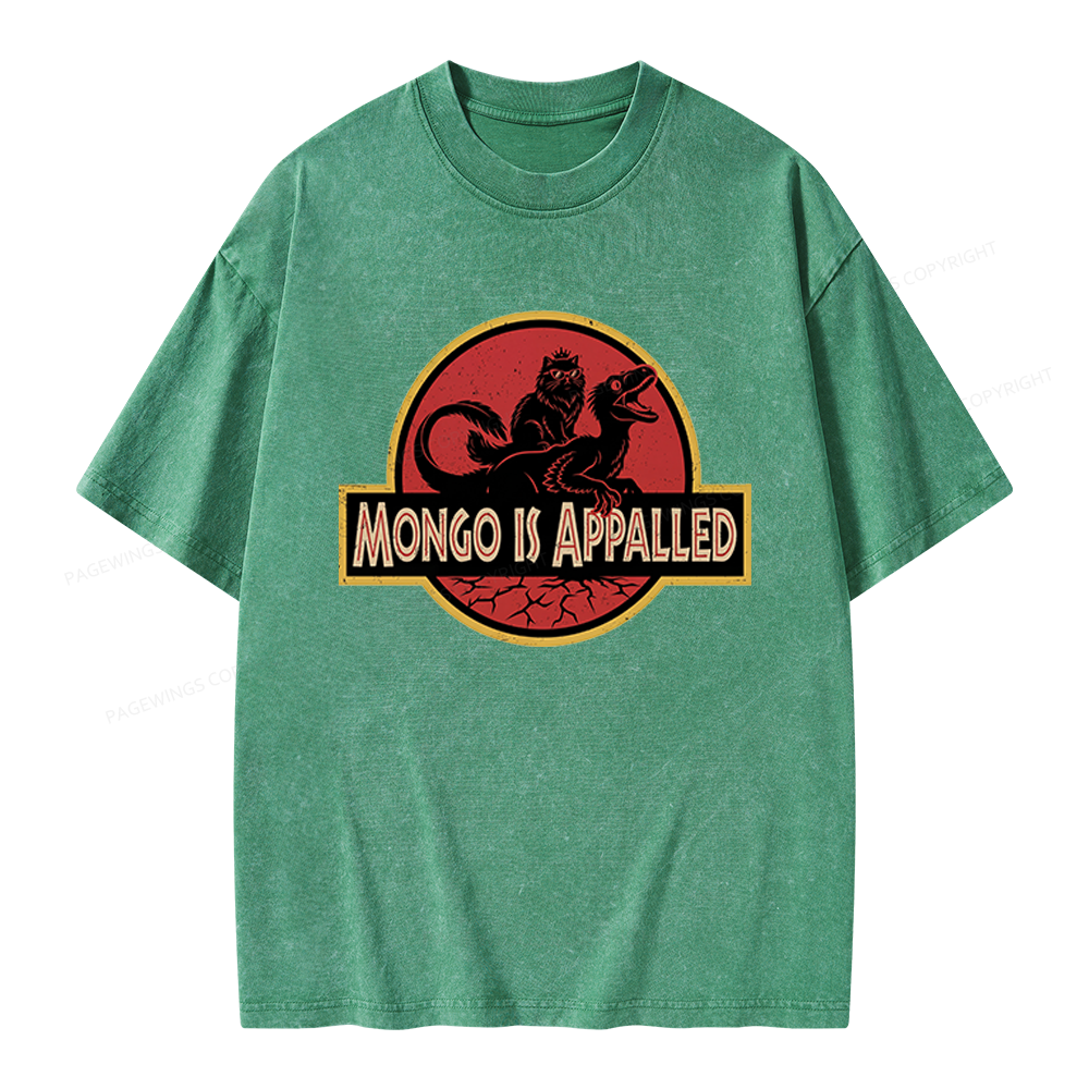 Pagewings Mongo Is Appalled Unisex Washed T-shirt