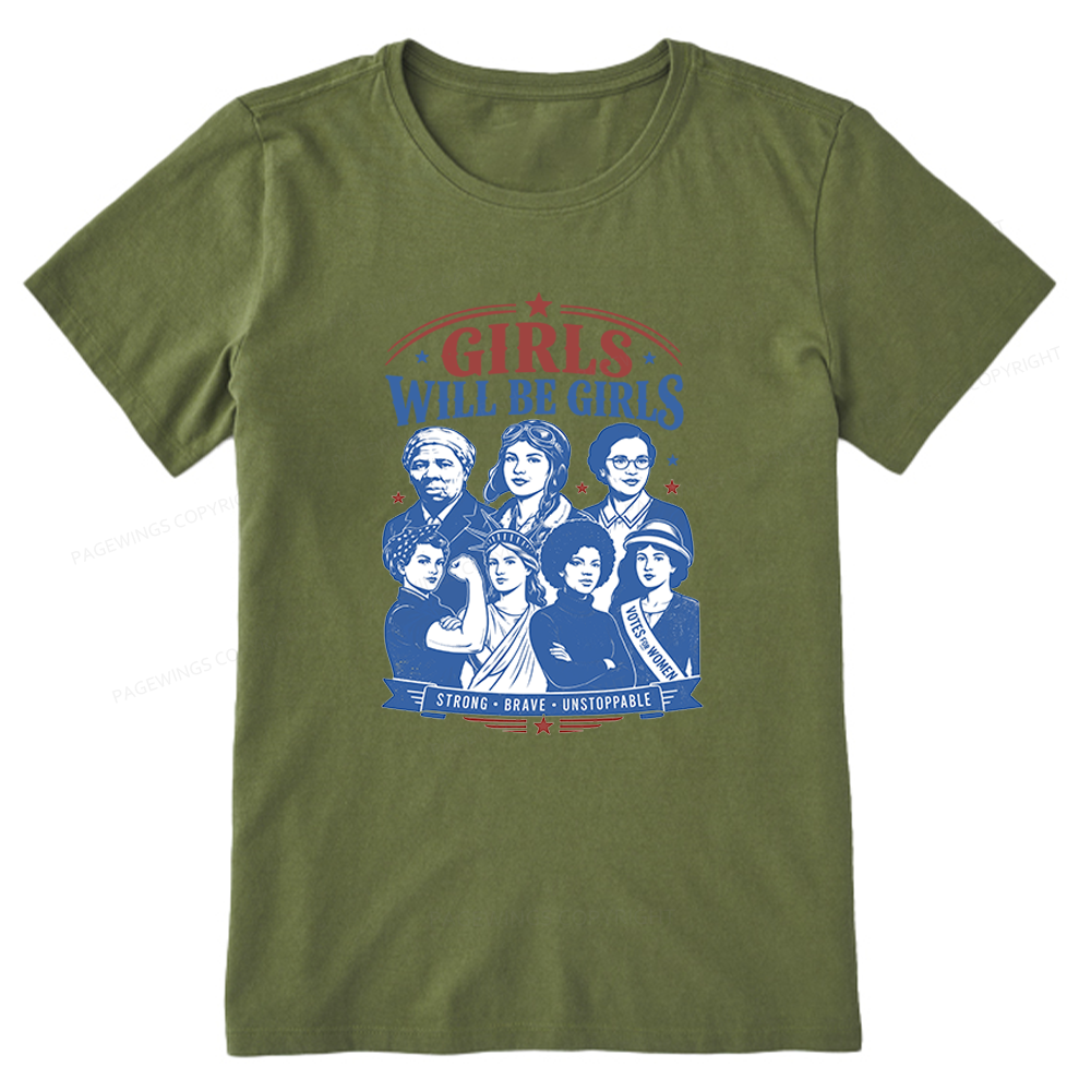 Pagewings Girls Will be Girls Unisex Classic T-shirt