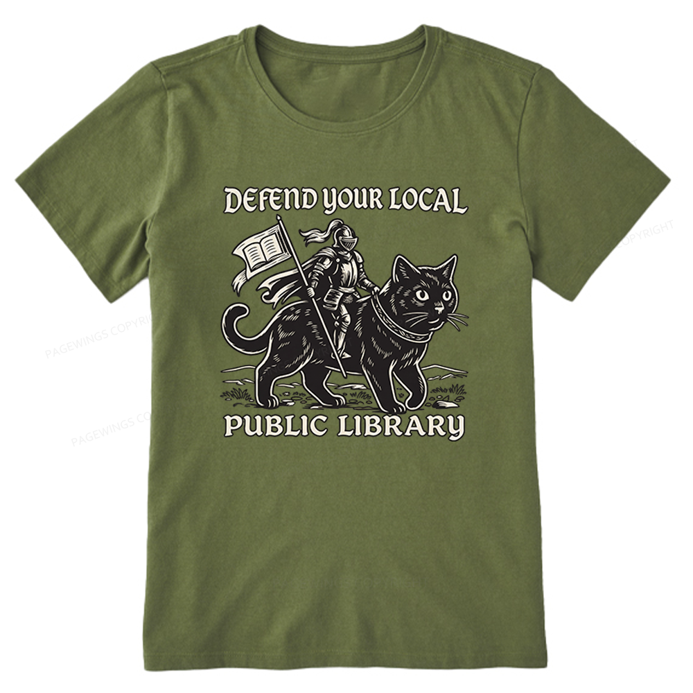 Pagewings Defend Your Local Public Library Unisex Classic T-shirt