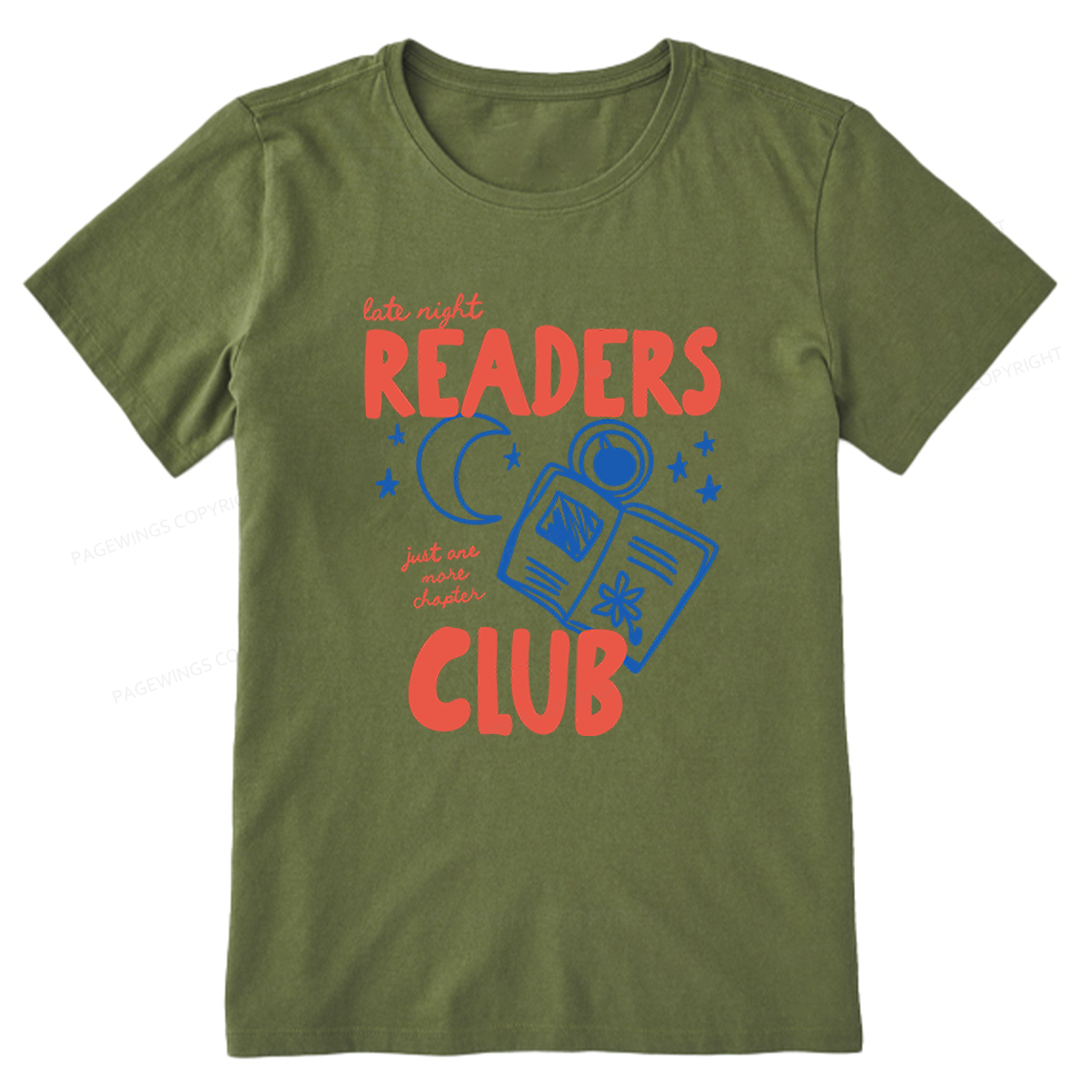 Pagewings Late Night Readers Club Unisex Classic T-shirt