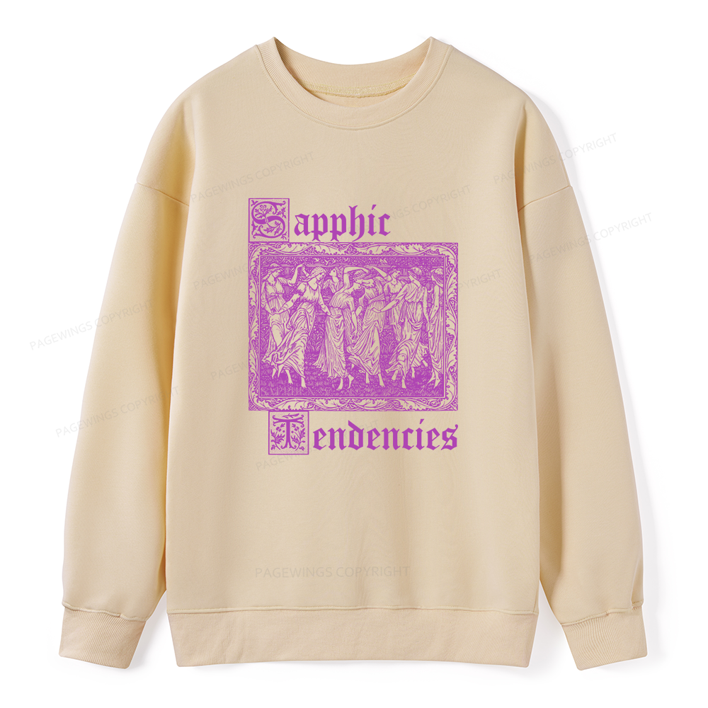 Pagewings Sapphic Tendencies Unisex Classic Sweatshirt