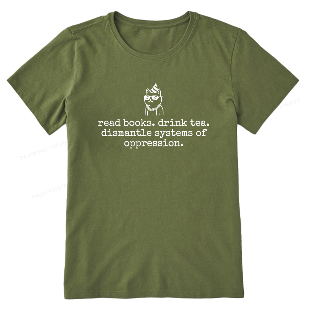 Pagewings Books and Tea Unisex Classic T-shirt