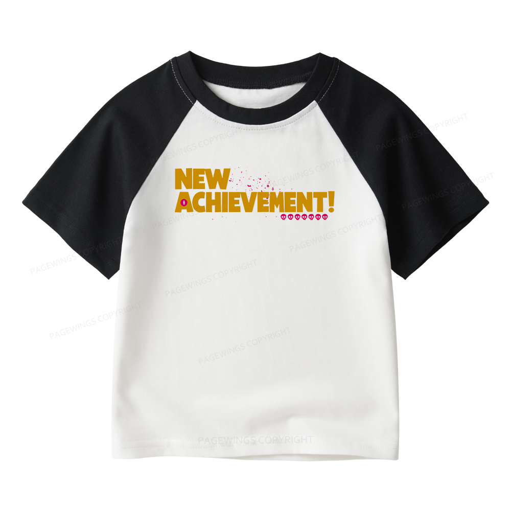 Pagewings New Achievement Kids Raglan T-shirt 