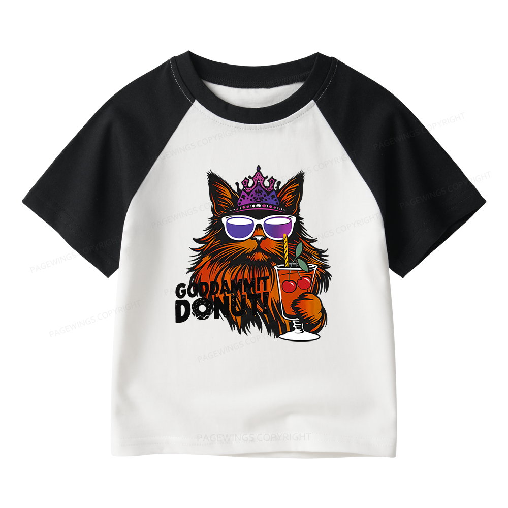 Pagewings Read Sci-Fi Book Kids Raglan T-shirt 