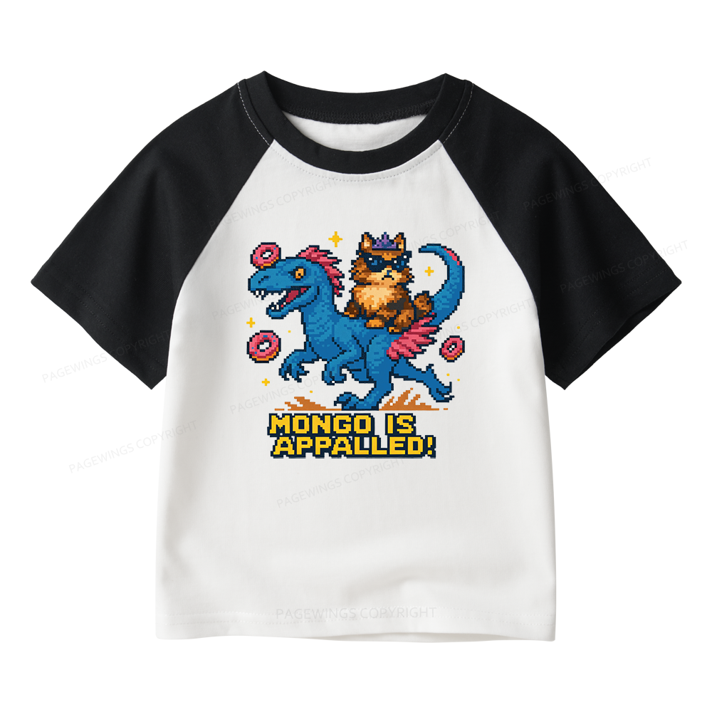 Pagewings Sci-Fi Book Lover Kids Raglan T-shirt 