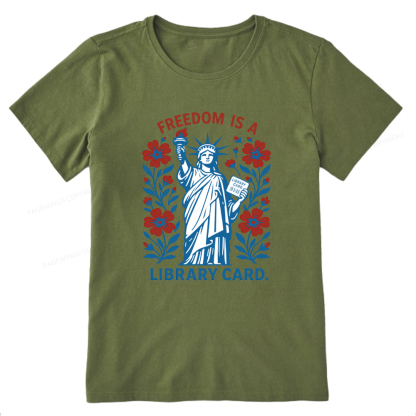 Pagewings Liberty is a Library Card Unisex Classic T-shirt