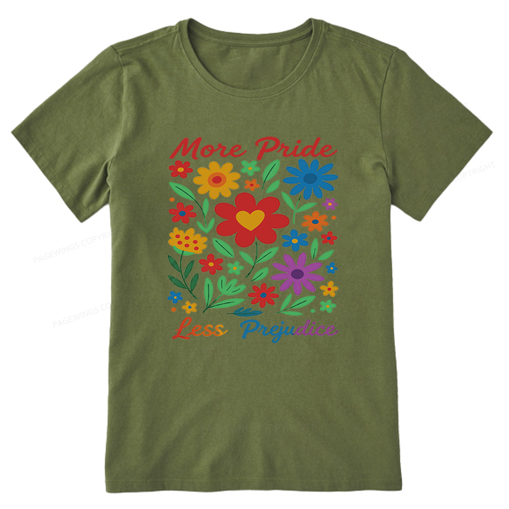 Pagewings More Pride Less Prejudice Unisex Classic T-shirt