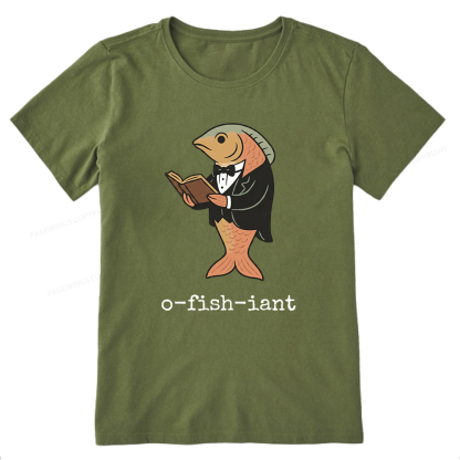 Pagewings Reading Fish Unisex Classic T-shirt