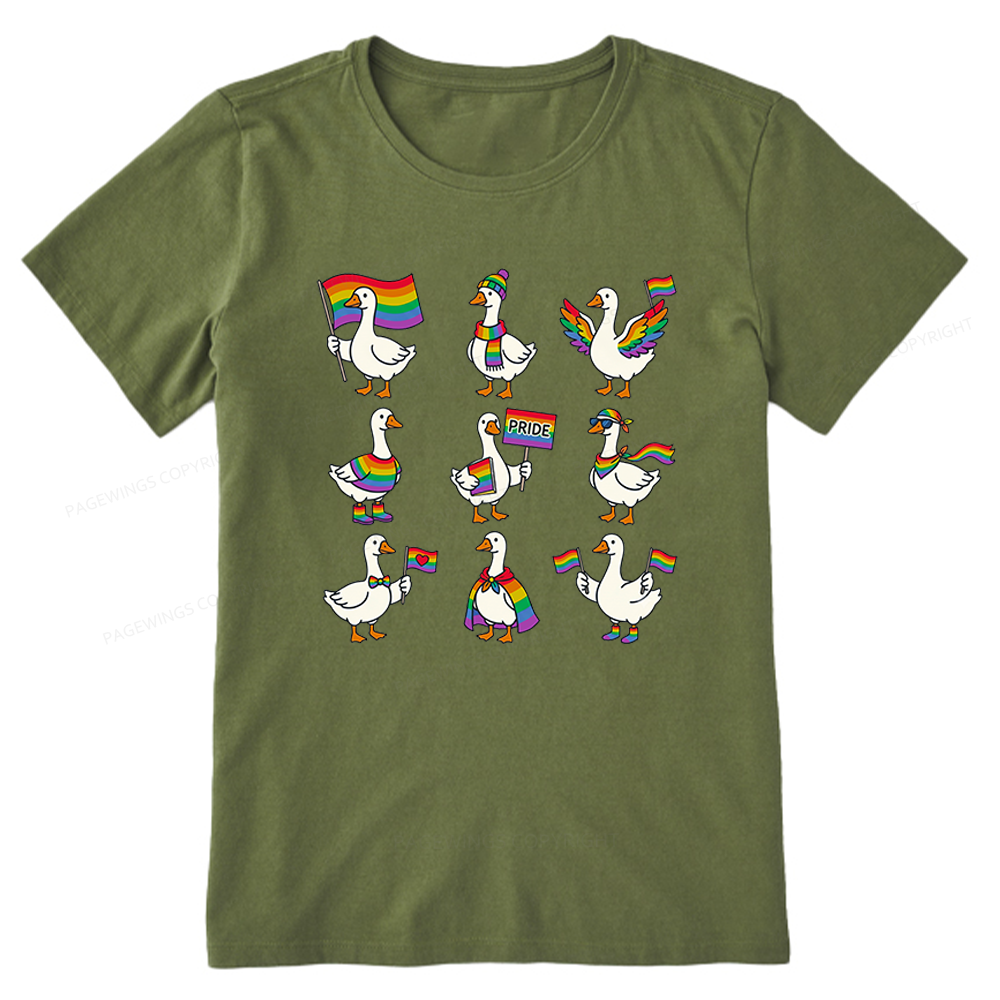 Pagewings Funny LGBTQ Goose Unisex Classic T-shirt