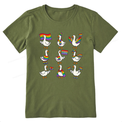 Pagewings Funny LGBTQ Goose Unisex Classic T-shirt