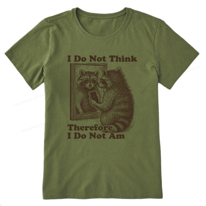 Pagewings I Do Not Think Therefore I Do Not Am Unisex Classic T-shirt