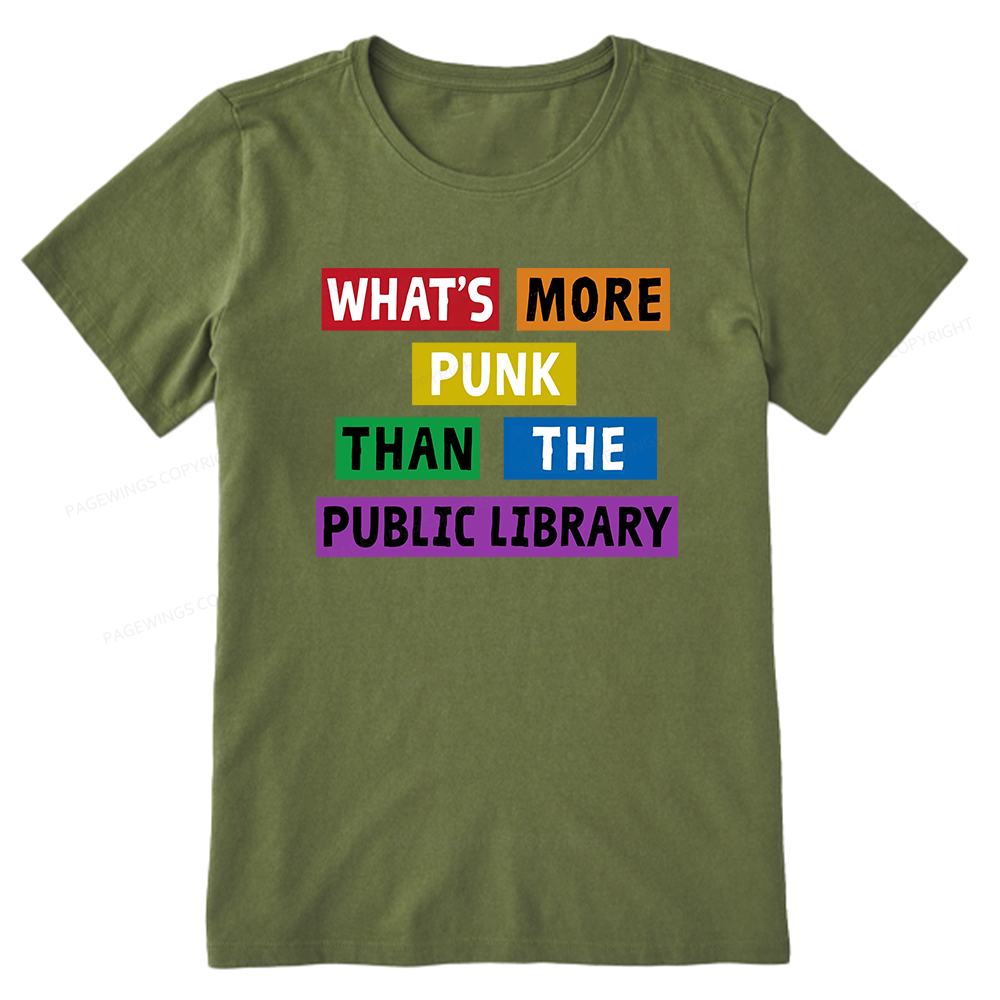 Pagewings What's More Punk Than The Public Library Unisex Classic T-shirt