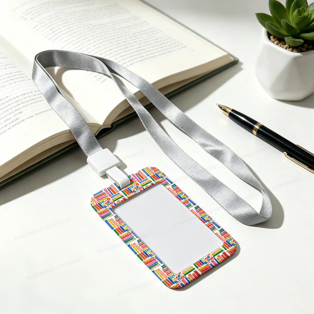 Pagewings Read More Books ABS Badge Holder