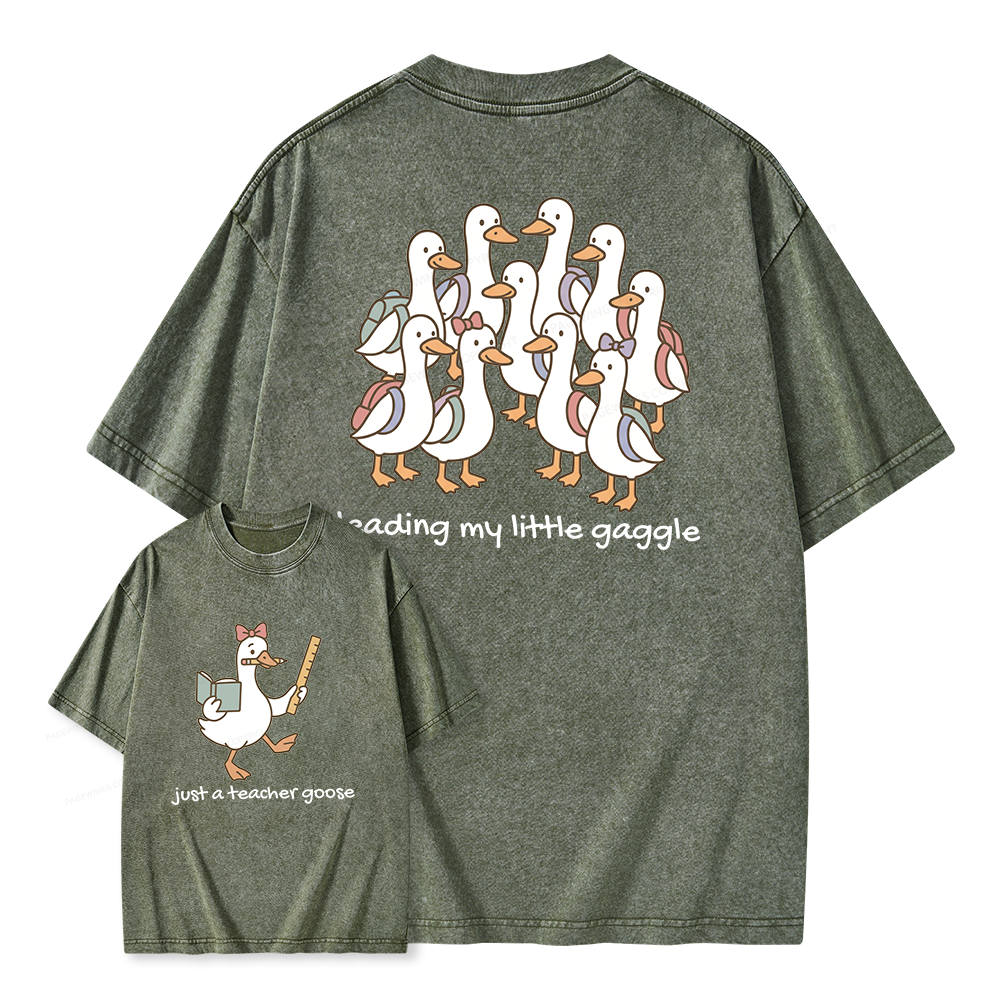 Pagewings Back to School Unisex Washed T-shirt