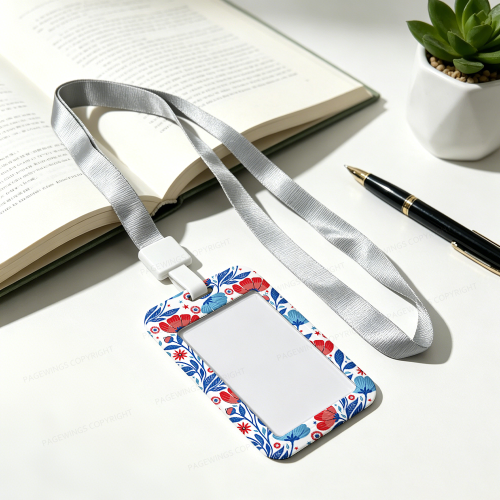 Pagewings Literacy And Justice For All ABS Badge Holder