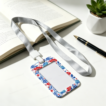 Pagewings Literacy And Justice For All ABS Badge Holder