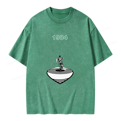 Pagewings Big Brother is Watching You Unisex Washed T-shirt
