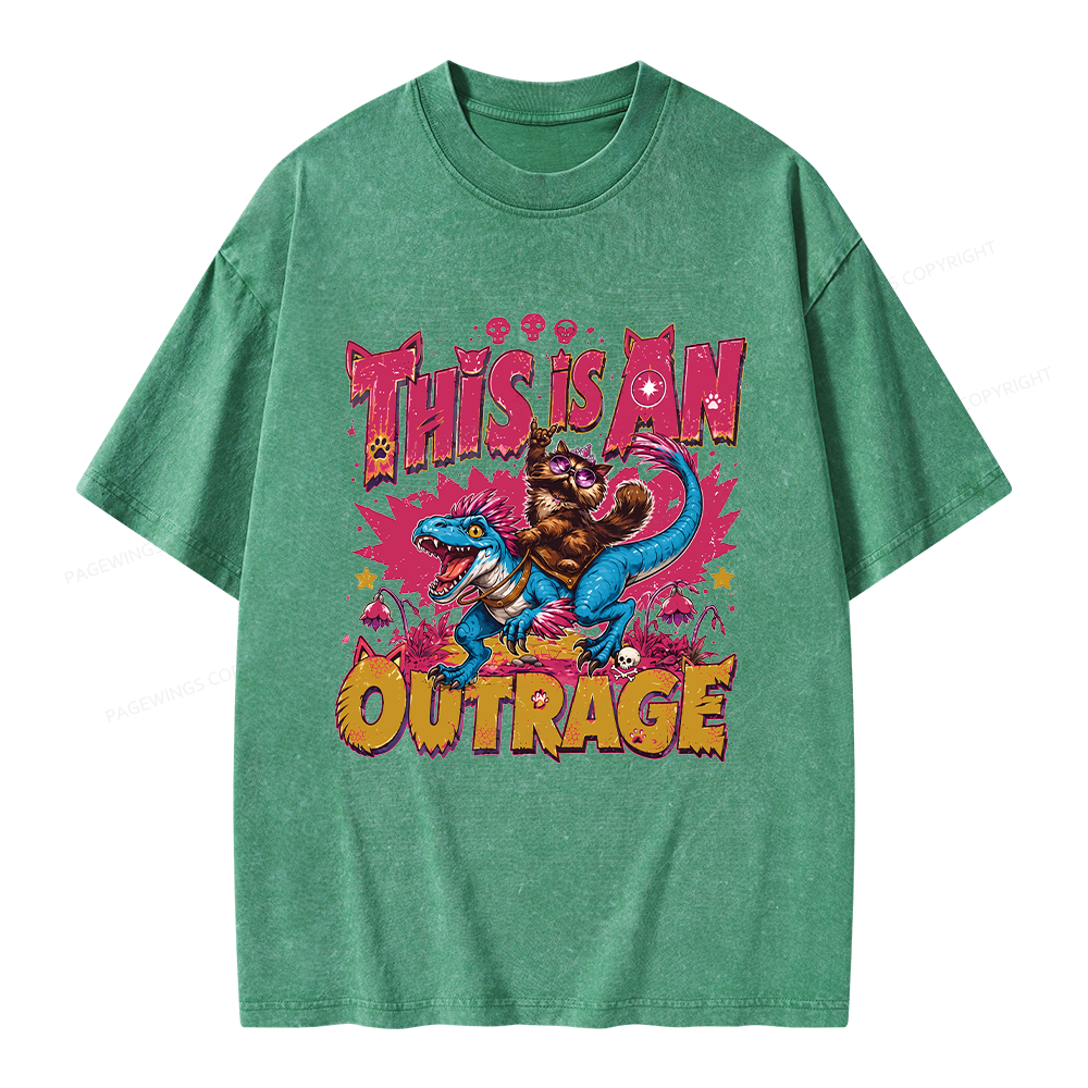 Pagewings Princess Donut Unisex Washed T-shirt
