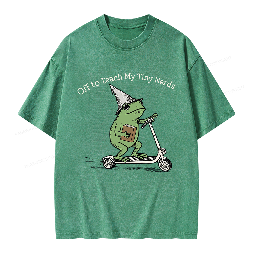 Pagewings Back to School Unisex Washed T-shirt