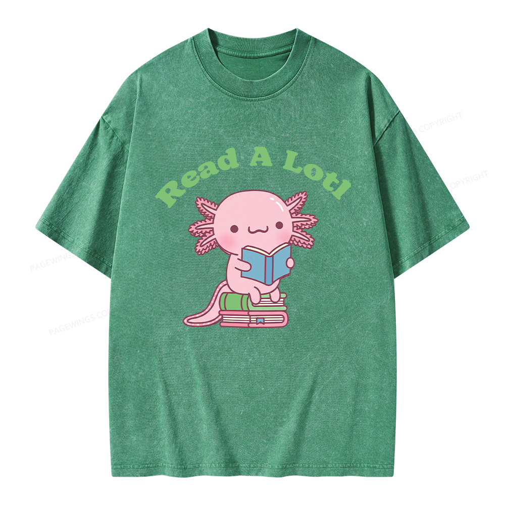 Pagewing Read A Lotl Unisex Washed T-shirt