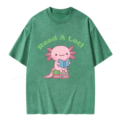 Pagewing Read A Lotl Unisex Washed T-shirt