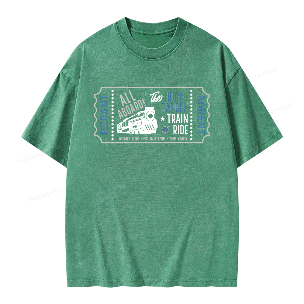 Pagewing Sci Fi Books Lover Unisex Washed T-shirt