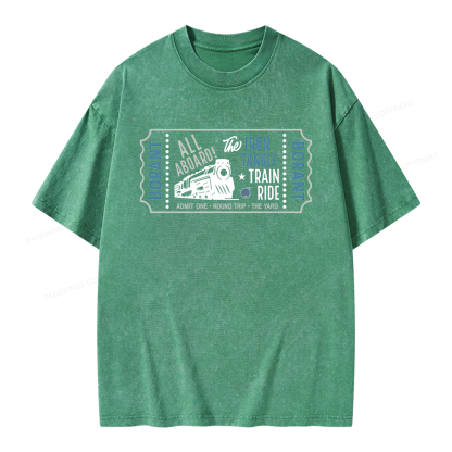 Pagewing Sci Fi Books Lover Unisex Washed T-shirt