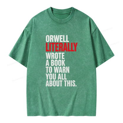 Pagewing I Literally Wrote A Book To Warn You All About This Unisex Washed T-shirt