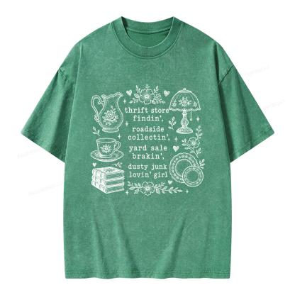 Pagewing Antique Lover Unisex Washed T-shirt