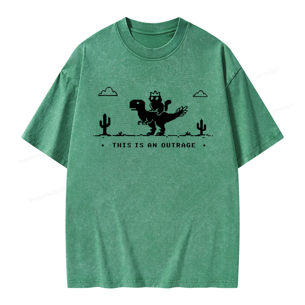 Pagewing Sci Fi Books Lover Unisex Washed T-shirt