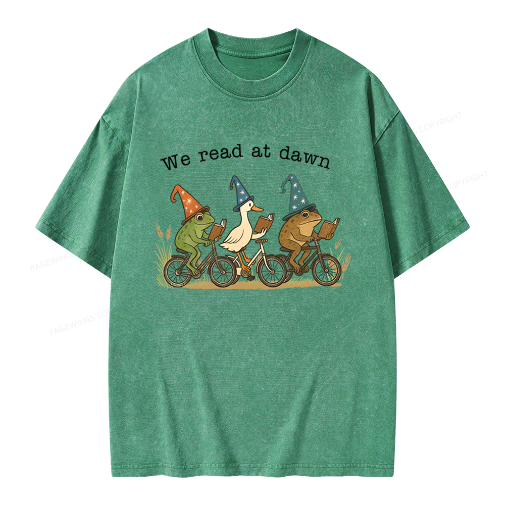 Pagewings Bookish Funny Unisex Washed T-shirt