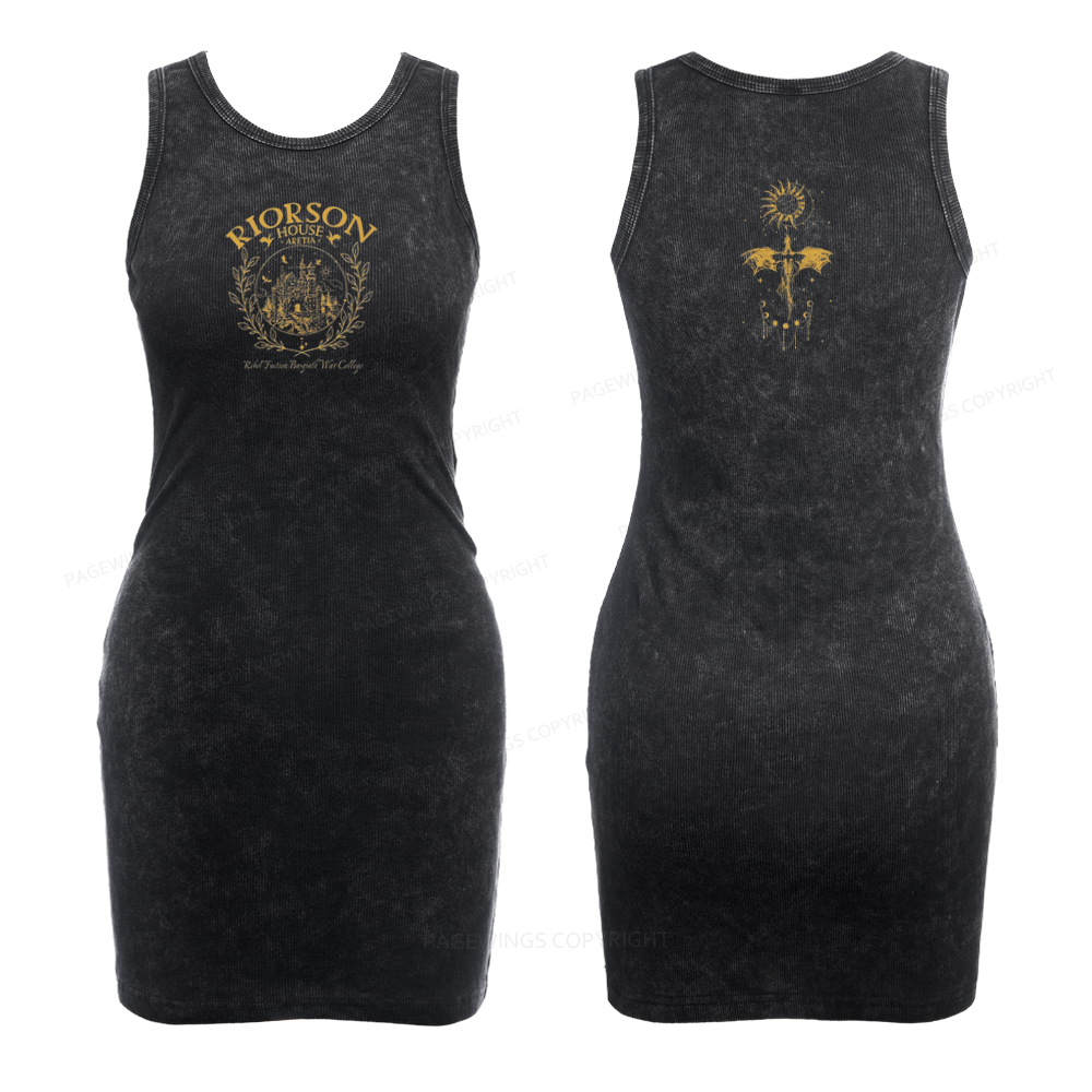 Pagewings Fantasy Bookish Bodycon Tank Dress