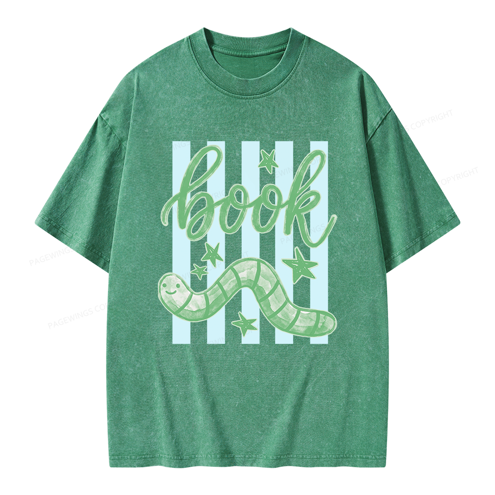 Pagewing Book Lovers Unisex Washed T-shirt