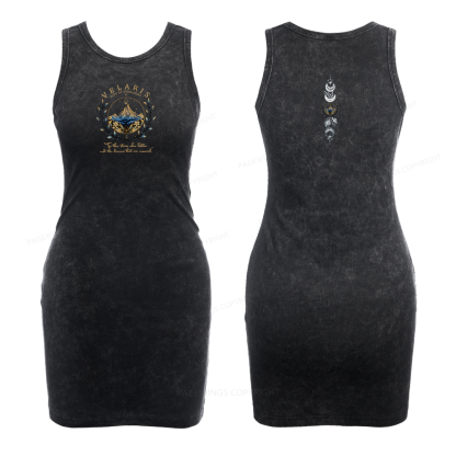 Pagewings Fantasy Book Lovers Bodycon Tank Dress