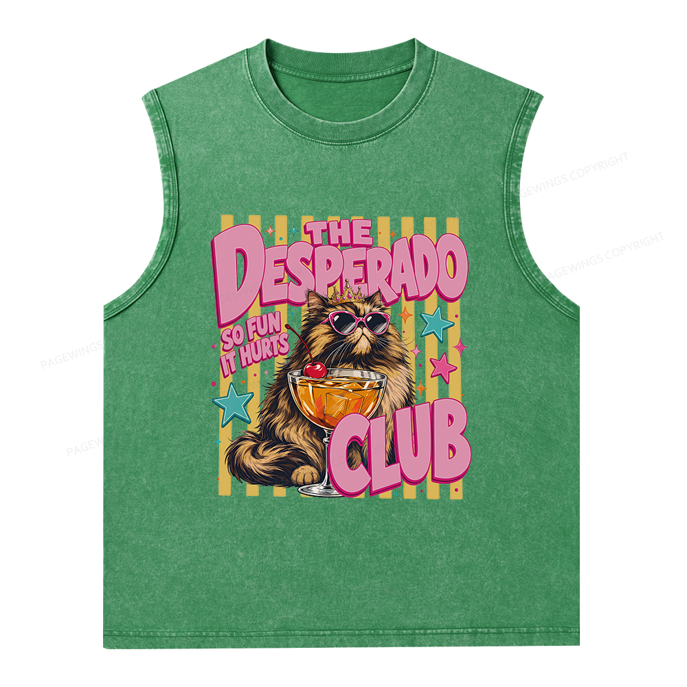Pagewings Desperado Club15996 Bookish Unisex Washed Tank Top