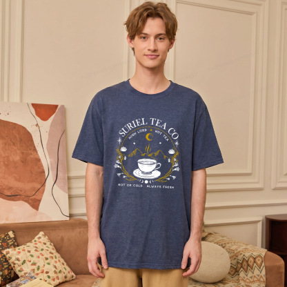 Pagewings Soft Fantasy Novel Lovers 10013 Bookish Unisex Heather T-Shirt