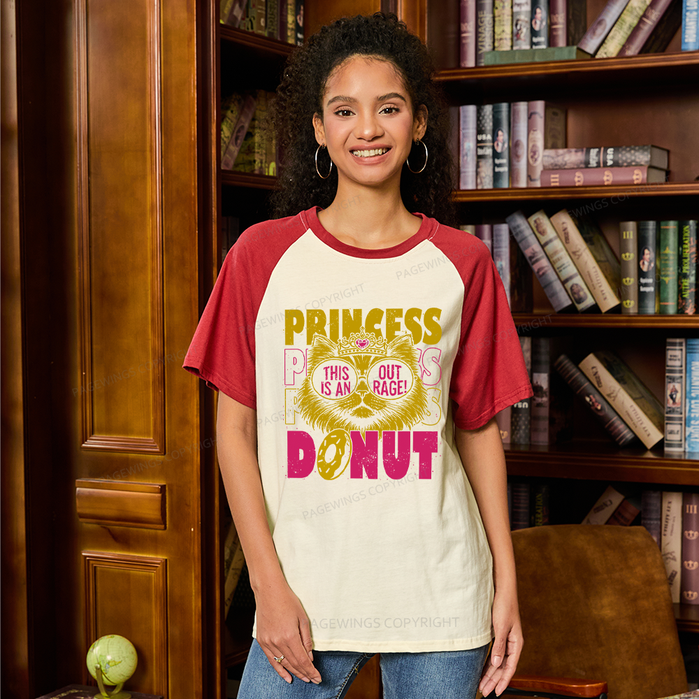 Pagewings This Is An Outrage Raglan T-shirt