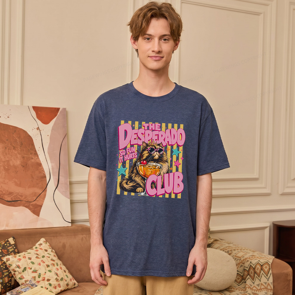 Pagewings Soft Desperado Club Bookish Unisex Heather T-Shirt