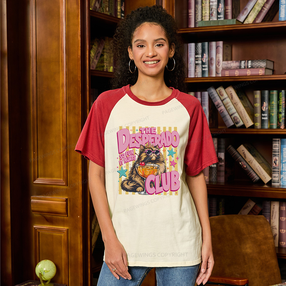 Pagewings Desperado Club Bookish Raglan T-shirt