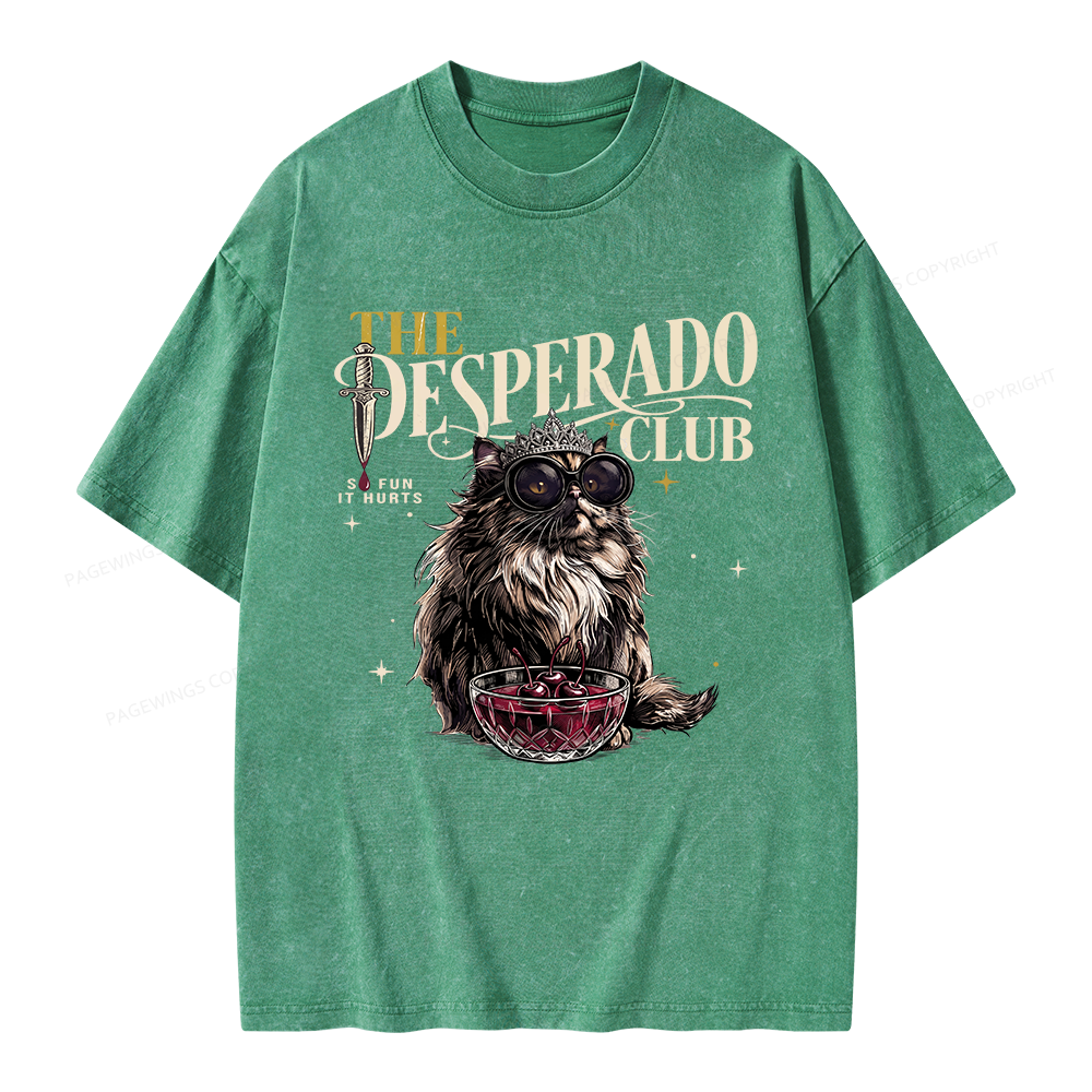 Pagewings The Desperado Club Unisex Washed T-shirt