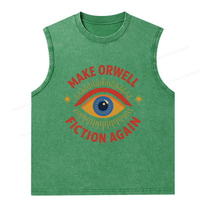 Pagewings Dystopia Quote16117 Bookish Unisex Washed Tank Top