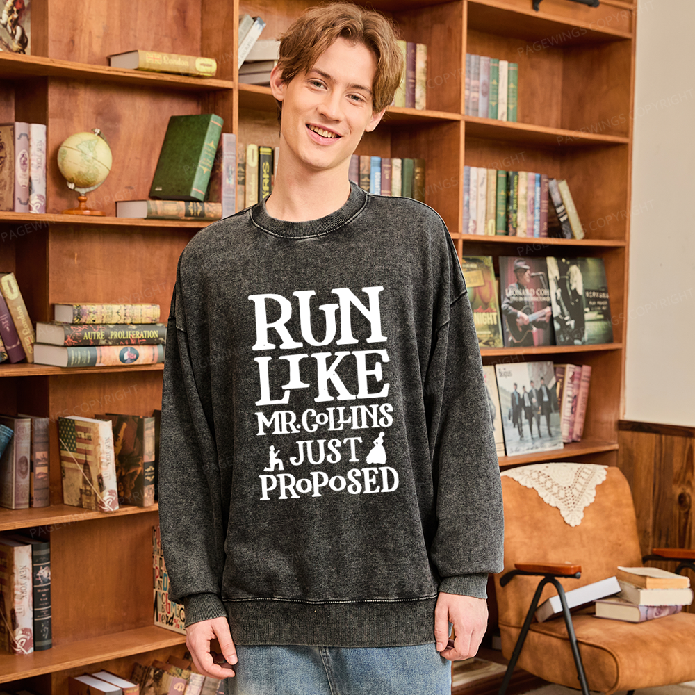 Pagewings Love Book Fan Unisex Washed Sweatshirt